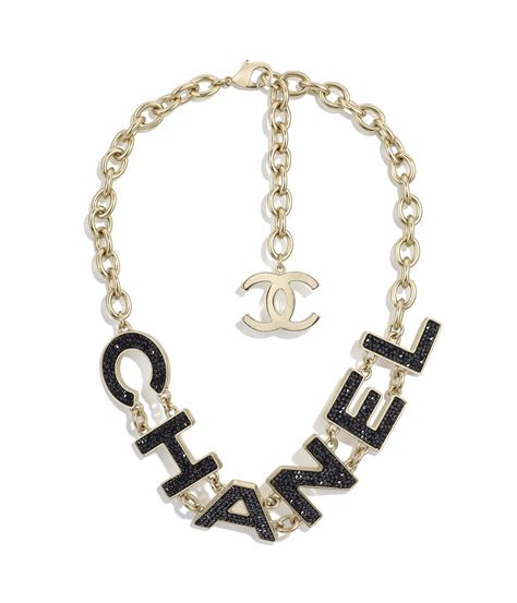 chanel metal and resin necklace|authentic chanel necklace for sale.